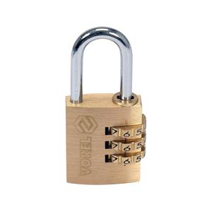 Locks and Security, PADLOCK WITH 3 RING COMBINATION LOCK., VOREL