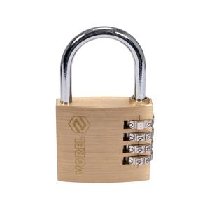 Locks and Security, PADLOCK WITH 4 RING COMBINATION LOCK., VOREL
