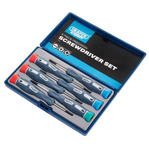 Precision Screwdrivers, Draper Expert 78924 Soft Grip Precision Screwdriver Set (6 Piece), Draper