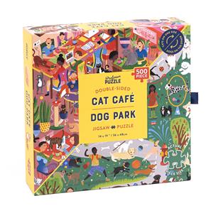 Gifts, Professor Puzzle Cat Café & Dog Park Jigsaw, Professor Puzzle