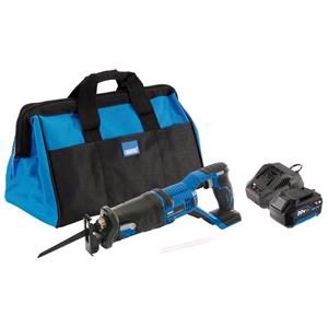 Reciprocating Saws, Draper Storm Force® 79885, 20V Reciprocating Saw Kit with Battery and Charger, Draper
