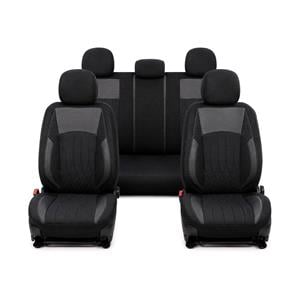 Seat Covers, BARCELONA Style Seat Covers (Black) For Citroen C ZERO 2010 Onwards, MicksGarage