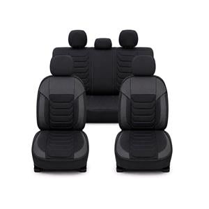 Seat Covers, CARBON Style Seat Covers (Black) For Citroen C ZERO 2010 Onwards, MicksGarage