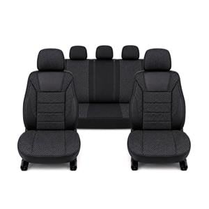 Seat Covers, CLASSICO Style Seat Covers (Black) For Citroen C ZERO 2010 Onwards, MicksGarage