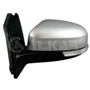 Left Mirror (electric, heated, indicator, power folding, puddle lamp, temp. sensor) - Original Replacement