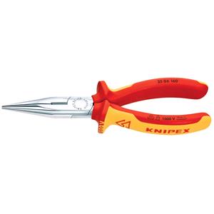 VDE Pliers, Knipex 81238 160mm Fully Insulated Long Nose Pliers, Knipex