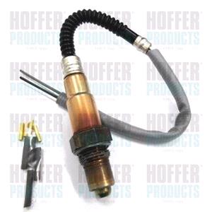 Lambda Sensor, HOFFER (GENUINE) Universal (4 wire) Bosch type planar oxygen sensor (10 Ohm), HOFFER