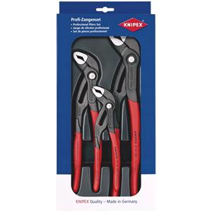 Plier Sets, KNIPEX Cobra Set, 3 Parts, Knipex