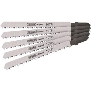 Jigsaw Blades, Draper Expert 81716 DT101B Jigsaw Blade Set, 100mm (5 Piece), Draper