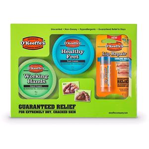 Gifts, O'Keeffe's Skincare Gift Set   Healthy Hands, Feet and Lip Repair Kit, O'Keeffe's