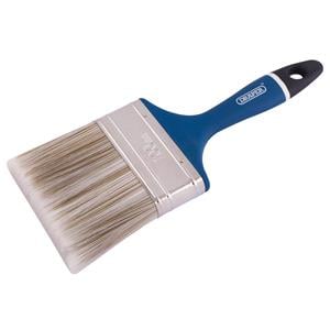 Painting and Decorating Brushes, Draper 82494 Soft Grip Handle Paint Brush 100mm (4 inch), Draper