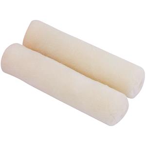 Paint Rollers, Roller Sleeves and Trays, Draper 82551 100mm Simulated Mohair Paint Roller Sleeves (Pack of Two), Draper