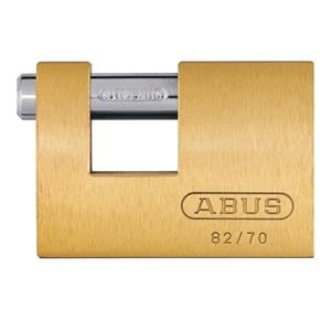 Locks and Security, ABUS Commercial Brass Shutter Lock   70mm, ABUS