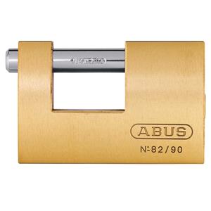 Locks and Security, ABUS Commercial Brass Shutter Lock   90mm, ABUS