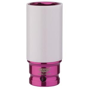 Wheel Nut Sockets, Draper Expert 83059 HI TORQ Wheel Nut Socket for Alloy Wheels, 1/2" Sq. Dr. (24mm), Draper