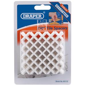 Tile Laying Tools, Draper 83112 2mm Tile Spacers (Approx 250), Draper