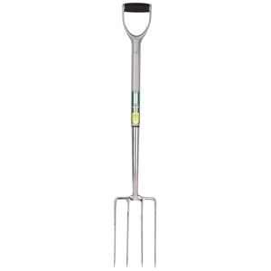 Forks, Draper 83753 Extra Long Stainless Steel Garden Fork with Soft Grip, Draper