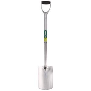 Shovels and Spades, Draper 83754 Extra Long Stainless Steel Garden Spade with Soft Grip, Draper