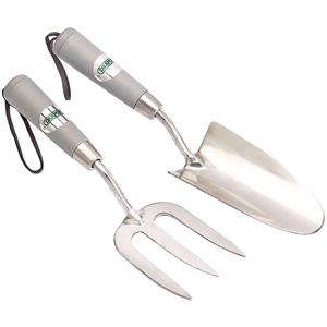 Gardening and Landscaping Equipment, Draper 83773 Stainless Steel Hand Fork and Trowel Set (2 Piece), Draper