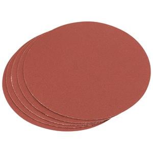 Sanding Discs, Draper 83864 Five 120 Grit Aluminium Oxide Sanding Discs (150mm), Draper