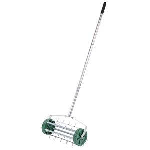 Sieves and Aerators, Draper 83983 Rolling Lawn Aerator (450mm Spiked Drum), Draper
