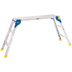 Ladders and Platforms, Draper 83998 3 Step Aluminium Working Platform, Draper