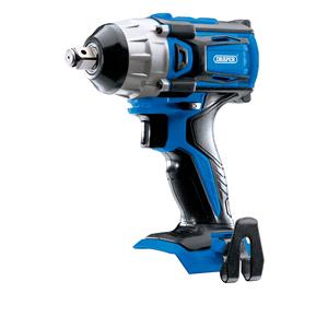 Drills and Cordless Drivers, Draper 86928 D20 20V Brushless 1-2 inch Mid-Torque Impact Wrench - Bare (Battery Available Separately), Draper