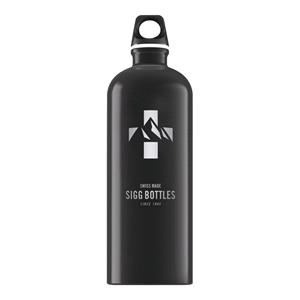 Water Bottles, SIGG Mountain Aluminium Water Bottle - Black - 1L, SIGG