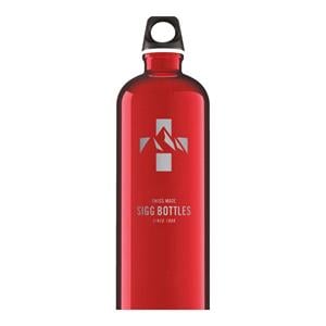 Water Bottles, SIGG Mountain Aluminium Water Bottle - Red - 1L, SIGG