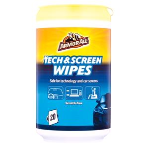 Glass Care, ArmorAll Tech & Screen Wipes   Pack of 20, ARMORALL