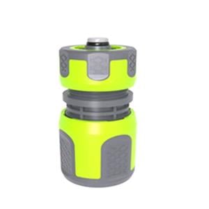 Hoses and Hose Reels, MOY AQUAPRO 1/2" Soft Touch Hose Connector With Stop, Moy
