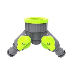 Hoses and Hose Reels, MOY AQUAPRO 2 Way Connector with Valve Control, Moy