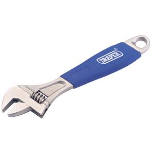 Wrenches, Draper 88602 200mm Soft Grip Adjustable Wrench, Draper
