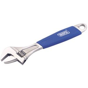 Wrenches, Draper 88603 250mm Soft Grip Adjustable Wrench, Draper