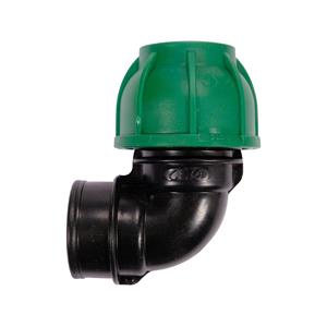 Pipe Connectors, PIPE CONNECTOR PP 90° GW 32MM x 1", FLO