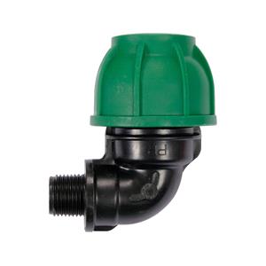Pipe Connectors, PIPE CONNECTOR PP 90° GZ 32MM x 1/2", FLO