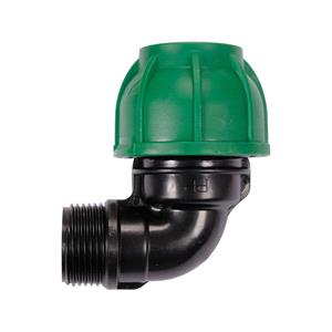 Pipe Connectors, PIPE CONNECTOR PP 90° GZ 32MM x 1", FLO