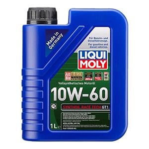 Engine Oils, Liqui Moly 10W 60 A3/B4 Synthoil Race Tech GT1 Engine Oil   1 Litre, Liqui Moly