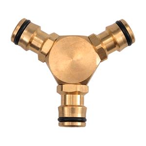 Hardware, BRASS 3 WAY COUPLING TYPE  "Y" 1/2", FLO