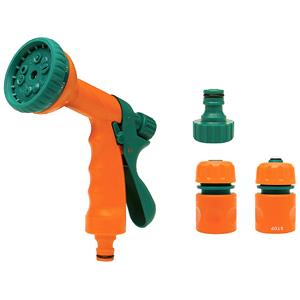 Spray Guns, 1/2" Hose Set with Spray Gun 10 Pattern, FLO