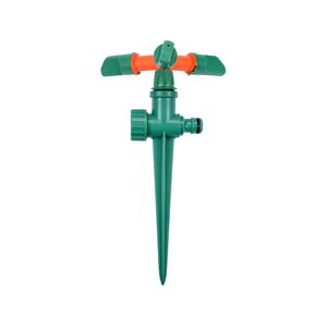 Hardware, THREE ARM SPRINKLER W. PLASTIC SPIKE, FLO