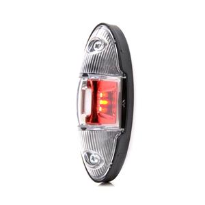 Towing Accessories, Maypole 12/24V IP68 LED Red/White Outline Marker Lamp, MAYPOLE