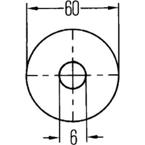 Rear Reflector, HELLA Rear Reflector, HELLA