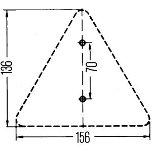 Rear Reflector, HELLA Rear Reflector, HELLA