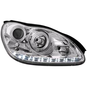 Lights, Right Headlamp (Xenon, Takes DR/H7/H1 Bulbs, Original Equipment) for Mercedes S CLASS 1999 2002, 
