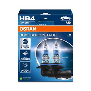 Bulbs   by Bulb Type, Osram Cool Blue Intense 12V 51W HB4 5000K Bulb   Twin Pack, Osram
