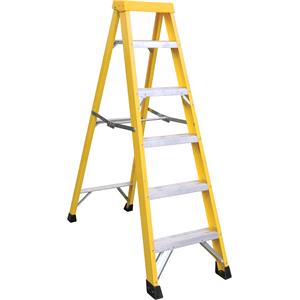 Ladders and Platforms, Draper 90417 Fibreglass 5 Step Ladder   , Draper