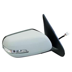 Wing Mirrors, Right Wing Mirror (electric, heated, indicator, primed cover) for Suzuki GRAND VITARA 2010 2014, 