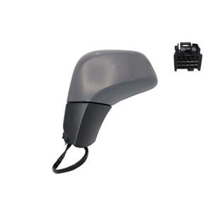 Wing Mirrors, Left Wing Mirror (electric, heated, primed cover, black base) for Opel MOKKA 2012 2016, 