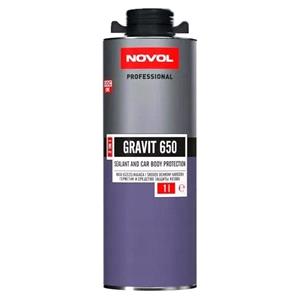Underbody and Liner, Novol Gravit 650   2 in 1 Sealant & Antigravel, Black, 1 Litre, Novol